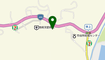 長崎市三和体育館の地図画像