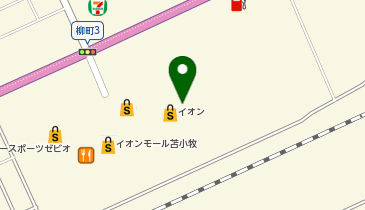 【1/9オープン】銀座惣菜店 イオンモール苫小牧店の地図画像