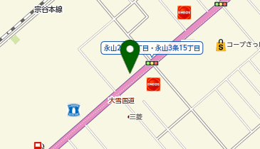 買取大吉 旭川永山店の地図画像