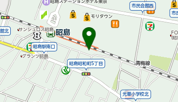 ホッタ晴信堂薬局 昭島駅前店の地図画像