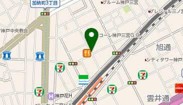 二宮商店街の地図画像