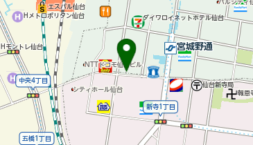 餃子飯店の地図画像
