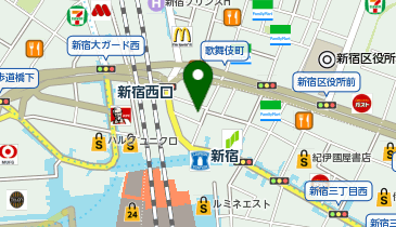 キデイランド 新宿店の地図画像