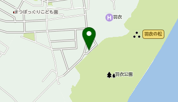 三保松原 観光バス乗降場の地図画像