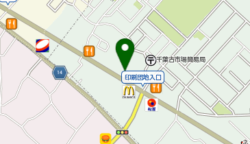 イチハラタイヤワークスの地図画像