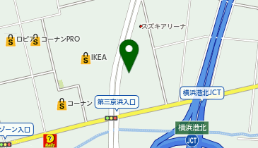 ヤナセ 横浜港北支店/メルセデス・ベンツ港北の地図画像