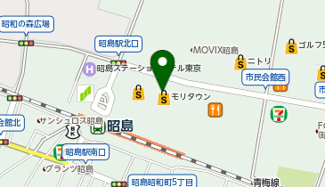 【1/10オープン】メイツ昭島マンションギャラリー モリタウン店の地図画像