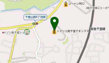 tonarie南千里アネックス(トナリエ南千里アネックス)の地図画像