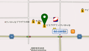 VIERRA TOWNけいはんな(ビエラタウンけいはんな)の地図画像