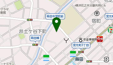 VIERRA蒔田(ビエラ蒔田)の地図画像