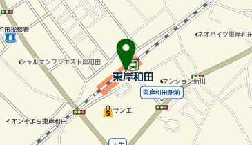 VIERRA東岸和田(ビエラ東岸和田)の地図画像