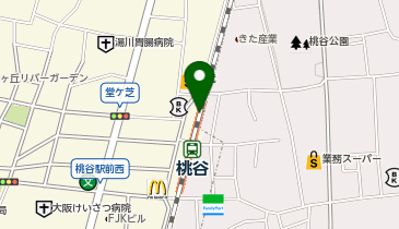 VIERRA桃谷(ビエラ桃谷)の地図画像