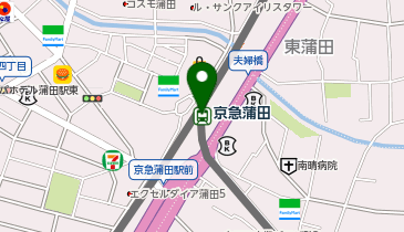 Wing Kitchen京急蒲田(ウィングキッチン京急蒲田)の地図画像