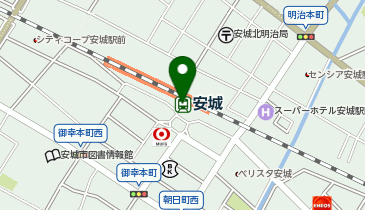 安城市観光案内所KEYPORT(キーポート)の地図画像