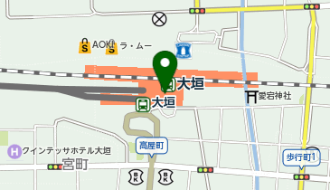 ASTY大垣(アスティ大垣)の地図画像