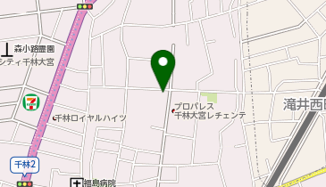 森のパン屋の地図画像