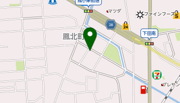 創作中華 山哲の地図画像