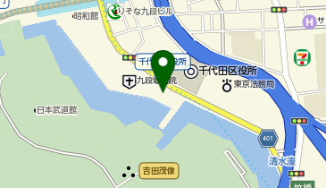千代田区観光案内所の地図画像