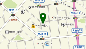 オリックスレンタカー 帯広駅南口店の地図画像