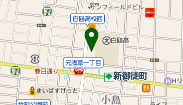 GOGO(ゴーゴー)オフィス御徒町の地図画像