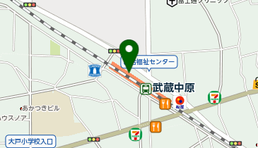 はなまるダイニングセレクト ビーンズ武蔵中原店の地図画像
