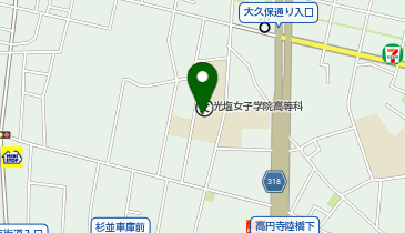 光塩女子学院 中等科・高等科の地図画像