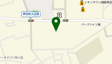 美容プラージュ カインズ岡崎美合店の地図画像