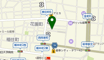 鉄板居酒屋 いなちゃんの地図画像