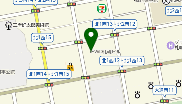 アリナミン製薬株式会社 札幌オフィスの地図画像