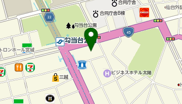 アリナミン製薬株式会社 仙台オフィスの地図画像