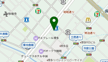 アリナミン製薬株式会社 福岡オフィスの地図画像