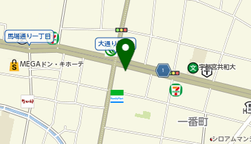 ルラ美容クリニック 宇都宮院の地図画像