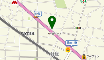 焼肉特急 池田駅店の地図画像
