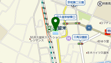 やきとり六角道の地図画像