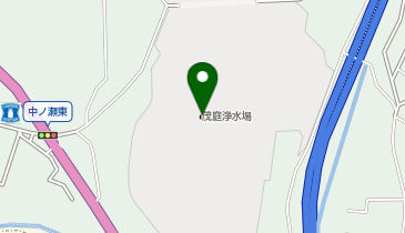 茂庭浄水場の地図画像