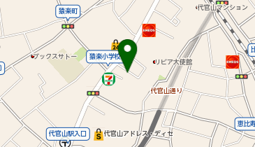 Debut icci代官山の地図画像
