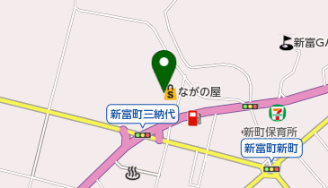 ながの屋 新富店の地図画像