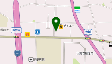 ロジスネクストジャパン株式会社 大東支店の地図画像