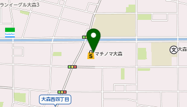 アエナ マチノマ大森店の地図画像