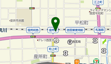 平松橋梁(まんぼうトンネル)の地図画像