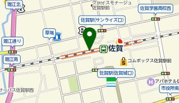 嬉乃すし サガハツ店の地図画像