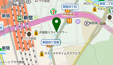 新宿うるおいこころのクリニックの地図画像
