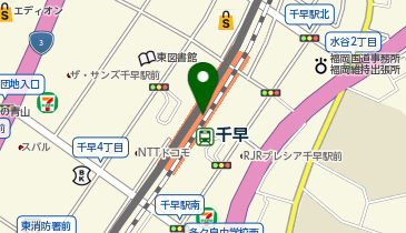 まるうま 千早店の地図画像