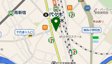 スマートまっくす 代々木駅前店の地図画像