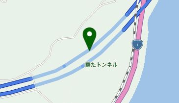 薩峠展望台の地図画像