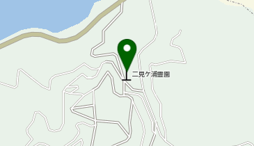 二見ケ浦公園聖地の地図画像