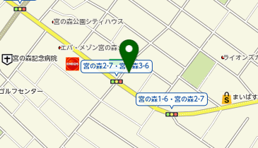 メディカル・リハビリホームグランダ宮の森の地図画像