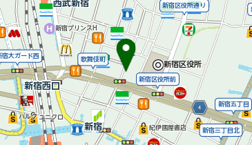 個室居酒屋 天晴 新宿店の地図画像