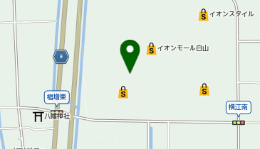 神戸元町ドリア イオンモール白山店の地図画像