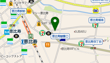 快活CLUB(クラブ) 恵比寿駅東口店の地図画像